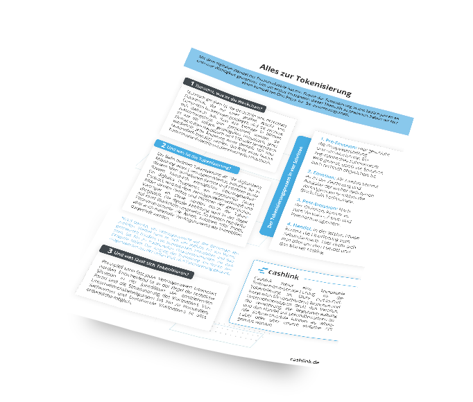tokenisierung onepager von Maguar Capital II II GmbH & Co. KG mockup